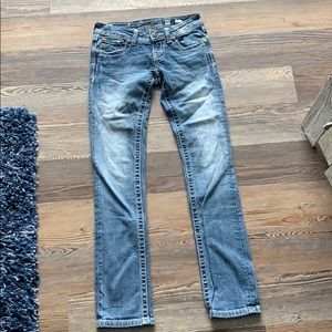 Womens/Teen Miss Me Straight Leg Jeans Sz 24